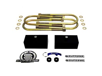 Supreme Suspensions 2.50-Inch Pro Billet Rear Lift Blocks (05-25 Frontier)