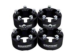 Supreme Suspensions 1.50-Inch Pro Billet Wheel Spacers; Black; Set of Four (93-98 Jeep Grand Cherokee ZJ)