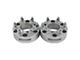 Supreme Suspensions 2-Inch Pro Billet Hub and Wheel Centric Wheel Spacers; Silver; Set of Two (05-15 Tacoma Pre Runner; 05-15 4WD Tacoma; 16-23 Tacoma)