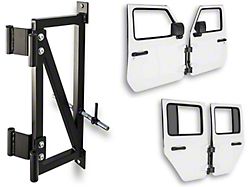 Surco Deluxe Wall Mount Door Hanger (76-25 Jeep CJ7, Wrangler YJ, TJ, JK & JL)