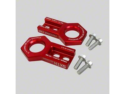 SXTH Off Road Front Recovery Points; Red (24-25 Tacoma)