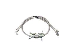 Synergy Manufacturing Stainless Braided Brake Lines; Front (20-25 Jeep Gladiator JT)