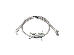 Synergy Manufacturing Stainless Braided Brake Lines; Front (18-24 Jeep Wrangler JL)