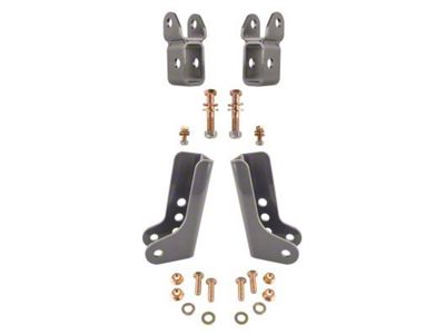 Synergy Manufacturing Front and Rear Lower Shock Relocation Kit (18-24 Jeep Wrangler JL)