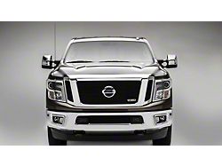 T-REX Grilles Billet Series Upper Grille Insert; Black (17-19 Titan w/ Forward Facing Camera)