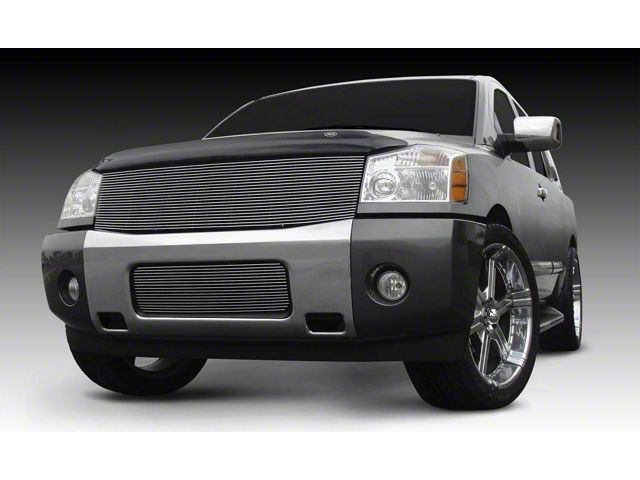 T-REX Grilles Billet Series Upper Replacement Grille; Polished (04-14 Titan)