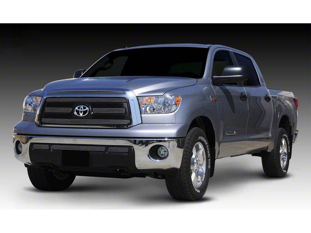 T-REX Grilles Billet Series 5-Piece Upper Overlay Grilles; Polished (10-13 Tundra Base, SR5)