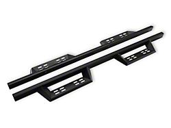 4-Inch Drop Sniper Running Boards; Textured Black (22-24 Tundra Double Cab)