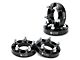 1-Inch 5-Lug Wheel Spacers; Black; Set of Four (05-15 Tacoma)