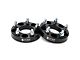 1-Inch 5-Lug Wheel Spacers; Black; Set of Two (05-15 Tacoma)