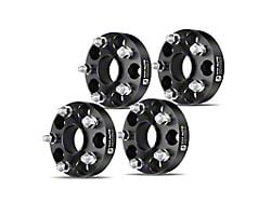 1.25-Inch 5-Lug Wheel Spacers; Black; Set of Four (05-15 Tacoma)