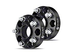 1.25-Inch 5-Lug Wheel Spacers; Black; Set of Two (05-15 Tacoma)