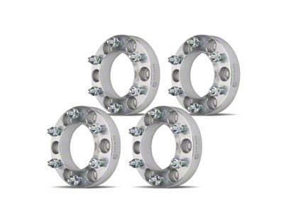 1.25-Inch 6-Lug Wheel Spacers; Black; Set of Four (05-23 Tacoma)