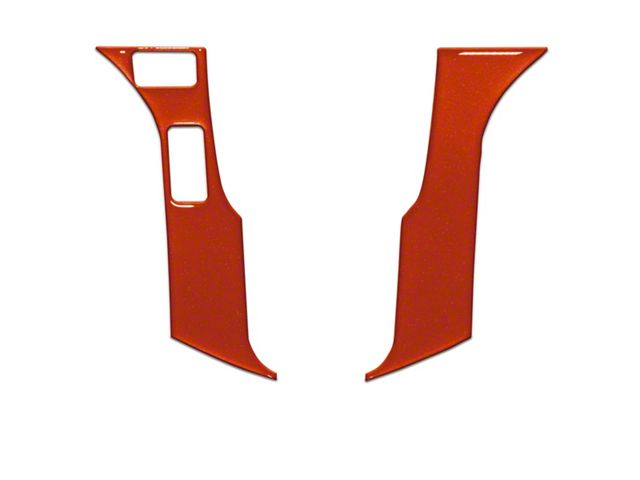 2-Button Steering Wheel Accent Trim; Inferno (16-23 Tacoma)