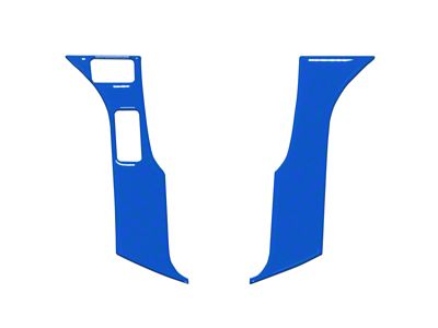 2-Button Steering Wheel Accent Trim; Voodoo Blue (16-23 Tacoma)