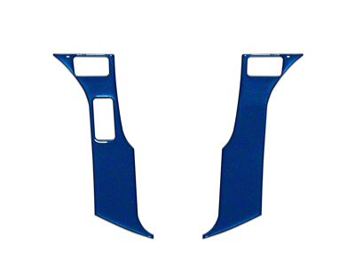 3-Button Steering Wheel Accent Trim; Blazing Blue (16-23 Tacoma)