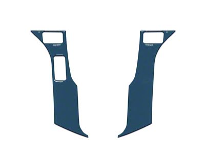 3-Button Steering Wheel Accent Trim; Cavalry Blue (16-23 Tacoma)