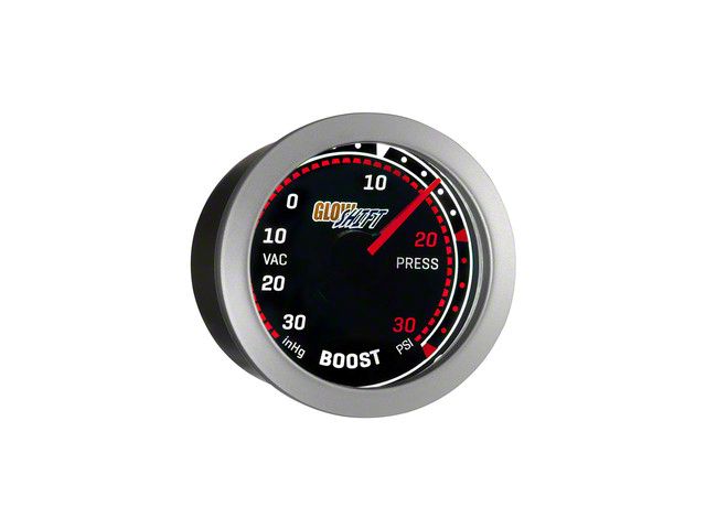 30 PSI Boost/Vacuum Gauge; Tinted (Universal; Some Adaptation May Be Required)