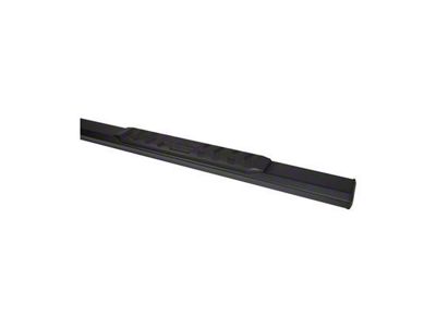 4-1/2-Inch Hexagonal Straight Side Step Bars; Titanium Black (05-23 Tacoma Access Cab)