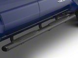 Go Rhino 4-Inch 1000 Series Side Step Bars; Textured Black (24-25 Tacoma Double Cab)