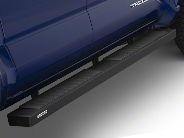 Go Rhino 6-Inch OE Xtreme II Side Step Bars; Textured Black (2024 Tacoma Double Cab)