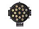 7-Inch Black Round LED Light; Spot/Flood Combo Beam (Universal; Some Adaptation May Be Required)