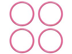 A/C Vent Ring Accents; Hot Pink (16-23 Tacoma)