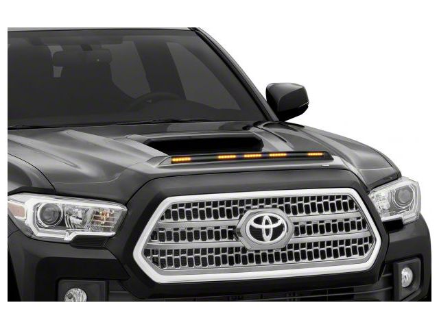 Aeroskin LightShield Color-Match Hood Protector; Magnetic Gray Metallic (16-23 Tacoma)