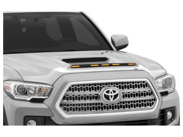 Aeroskin LightShield Color-Match Hood Protector; Super White (16-23 Tacoma)