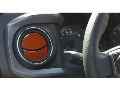 Air Vent Accent Trim; Inferno Orange (16-23 Tacoma)