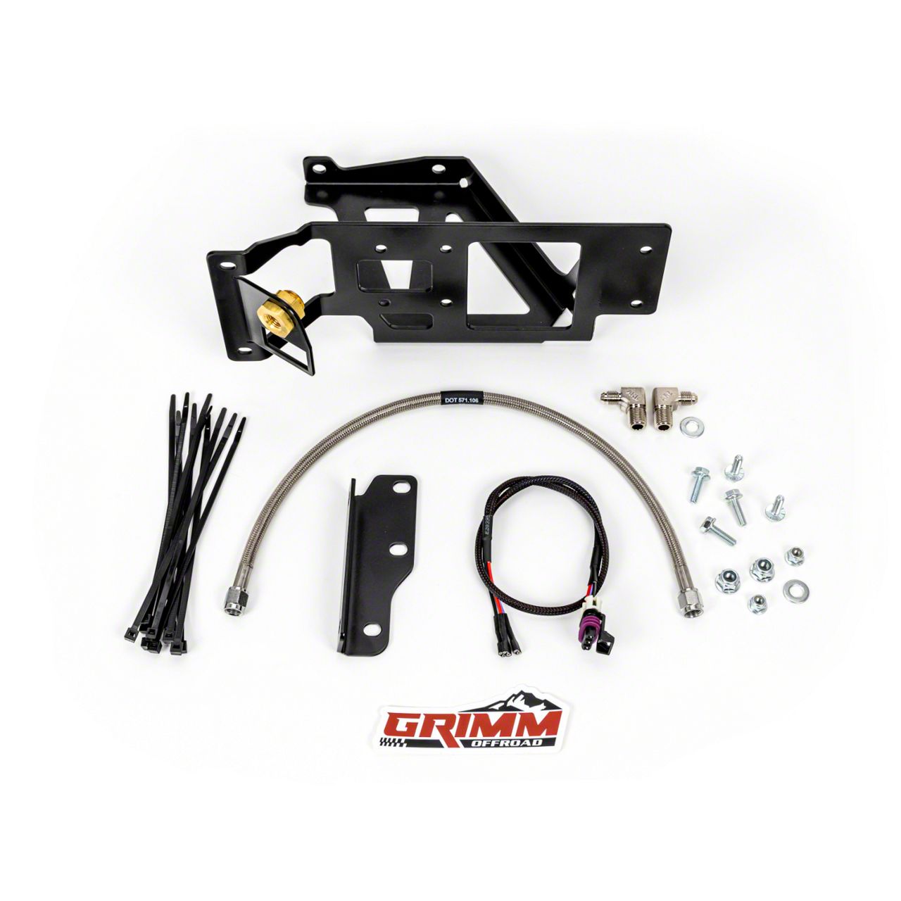 Tacoma ARB Twin Compressor Under Hood Mounting Bracket Kit (16-23 ...