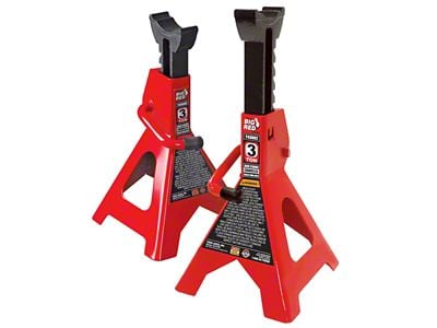 Big Red Jack Stands; 3-Ton Capacity