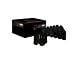 Black Acorn Lug Nuts; M14x1.5; Set of 24 (2024 Tacoma)