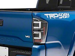 LED Tail Lights; Black Housing; Clear Lens (16-23 Tacoma)