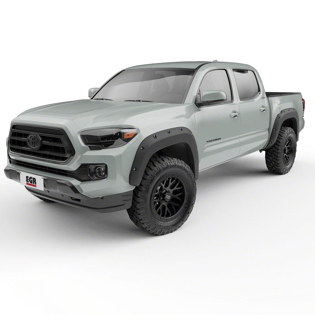 EGR Tacoma Bolt-On Style Fender Flares; Textured Black 795084 (16-23 ...