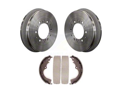 Brake Drum and Shoe Kit; Rear (05-23 6-Lug Tacoma)