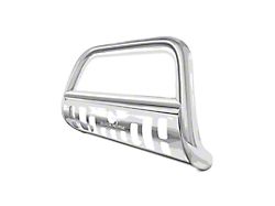 Bull Bar with Stainless Steel Skid Plate; Stainless Steel (05-15 Tacoma)