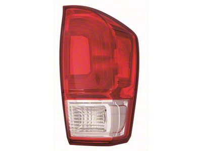 CAPA Replacement Tail Light; Driver Side (16-17 Tacoma, Excluding Limited & TRD)