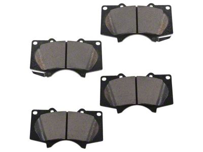 Ceramic Brake Pads; Front Pair (05-23 6-Lug Tacoma)