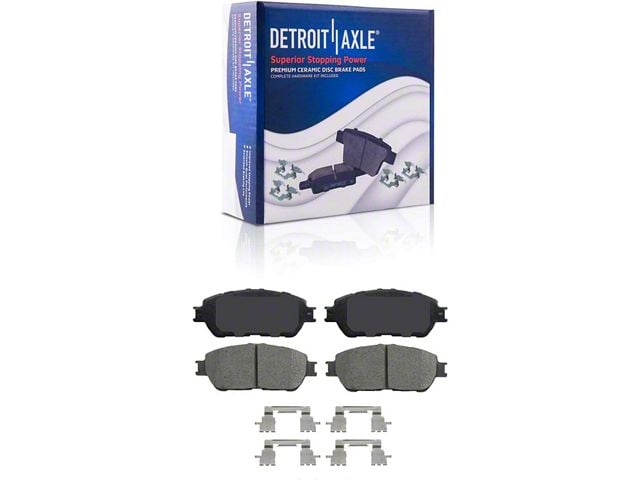 Ceramic Brake Pads; Front Pair (05-15 2WD Tacoma, Excluding Pre Runner)