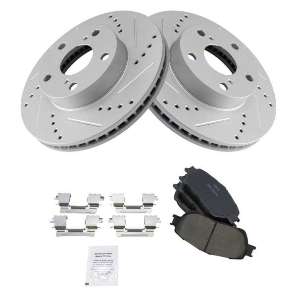 Tacoma Ceramic Performance Lug Brake Rotor And Pad Kit Front Wd Tacoma Excluding Pre