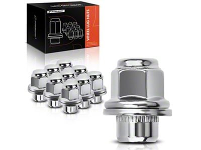 Chrome Lug Nuts; M12x1.5; Set of 10 (05-23 Tacoma)