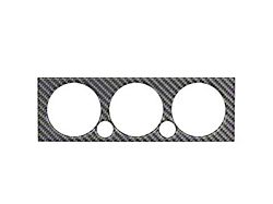 Climate Control Accent Overlay; Forged Carbon Fiber (05-15 Tacoma)