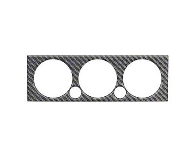 Climate Control Accent Overlay; Forged Carbon Fiber (05-15 Tacoma)