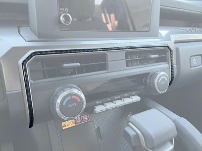 Climate Control Accent Trim; Gloss TRD Red (2024 Tacoma)