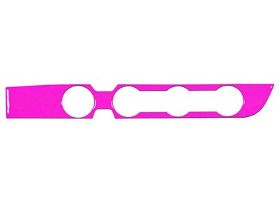 Climate Control Accent Trim; Hot Pink (16-23 4WD Tacoma w/ Key Ignition)