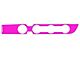 Climate Control Accent Trim; Hot Pink (16-23 4WD Tacoma w/ Key Ignition)