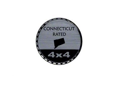 Connecticut Rated Badge (Universal; Some Adaptation May Be Required)