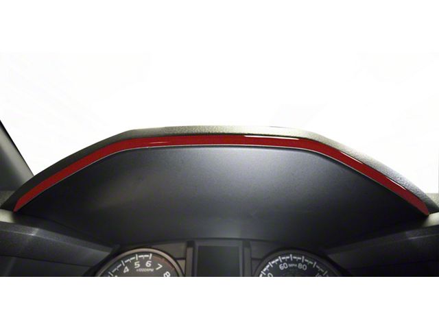 Dashboard Accent Trim; RUBY RED (16-23 Tacoma)