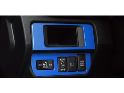 Dim Light 4-Switch Control Accent Trim; Voodoo Blue (16-23 Tacoma)